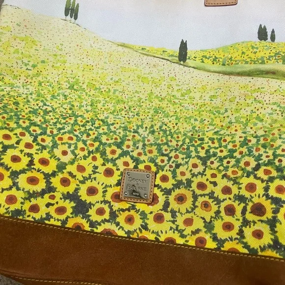 Dooney & Bourke Sunflower Field Tote Bag - Picture 2 of 16